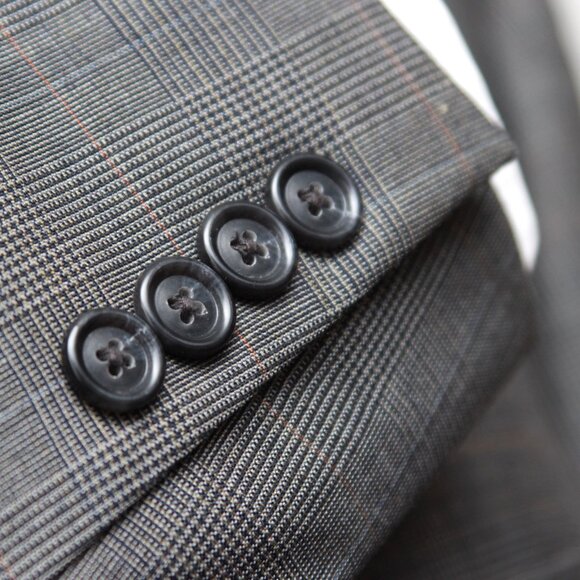 Jos A Bank Men's 2 pc Suit Blazer 46R Jacket Pants 41Wx28L E02130‎ - Picture 6 of 13